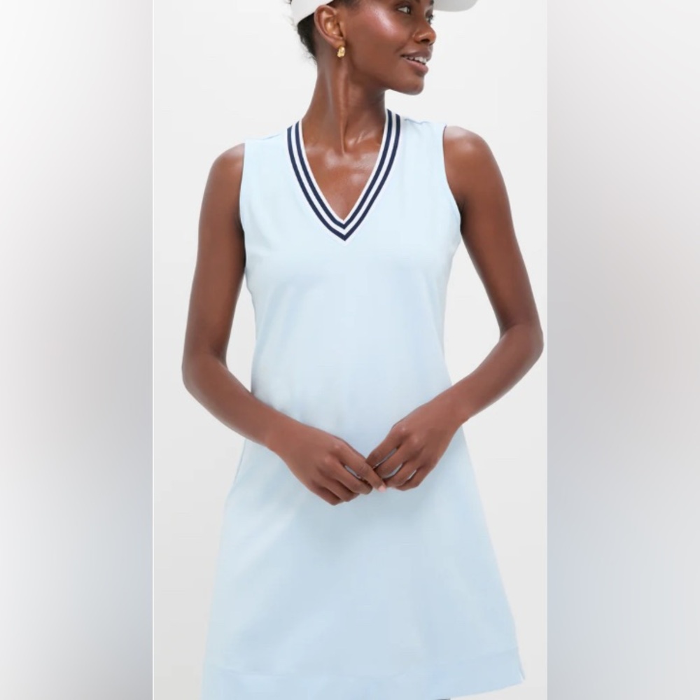 V-Neck Sleeveless Top - Light Blue